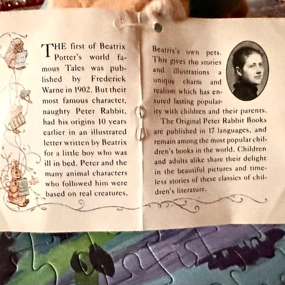 WOW!PRICE Drop Beatrix Potter Peter Rabbit Fully Jointed/METAL buttons 11.5" - Picture 12 of 14